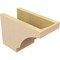 Ekena Millwork 6in. W x 8in. H x 12in. L Moab Woodgrain TimberThane Rafter Tail, Primed Tan RFTUR06X08X12MOARCPR - alternate 2